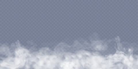 Texture of steam, smoke, fog, clouds. Vector isolated smoke. Aerosol effect	
