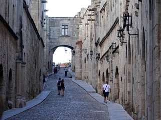 Gasse in der Altstadt von Rhodos-Stadt