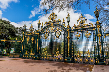 Porte des enfants du Rhône du Parc de la Tête d'Or de Lyon