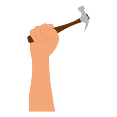 Labor Day Profession Hand Vector Illustration