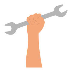 Labor Day Profession Hand Vector Illustration