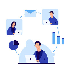 Business Marketing Flat Illustration