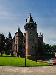 Fototapeta na wymiar Castle de Haar in the province of Utrecht, Netherlands