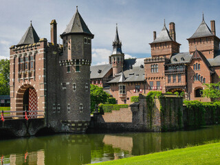 Castle de Haar in the province of Utrecht, Netherlands