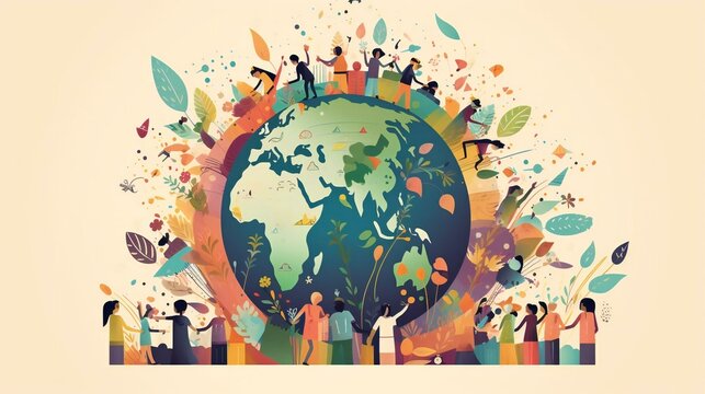 Illustration that captures the spirit of global unity and collaboration.
Greated using generative AI.