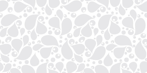 Organic motif, botanical motif background. Seamless pattern.Vector.スタイリッシュな有機的パターン