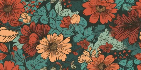 Gordijnen florals backgrounds © nano gallery