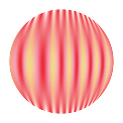 Abstract vector circle shape. Dynamic colorful irregular banner isolated on white background. Modern round figure. 