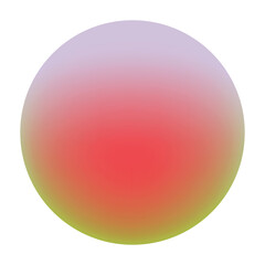 Abstract vector circle shape. Dynamic colorful irregular banner isolated on white background. Modern round figure. 