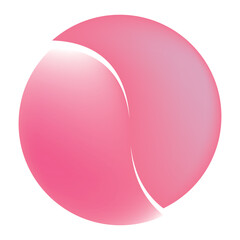 Abstract vector circle shape. Dynamic colorful irregular banner isolated on white background. Modern round figure. 