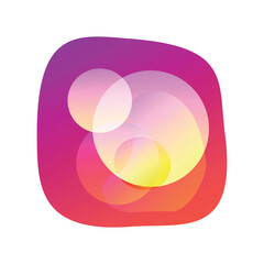 Abstract vector shape for text. Dynamic colorful irregular banner isolated on white background. Technicolor templates for infographics, presentation, flyer, and website.