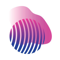 Abstract vector shape for text. Dynamic colorful irregular banner isolated on white background. Technicolor templates for infographics, presentation, flyer, and website.