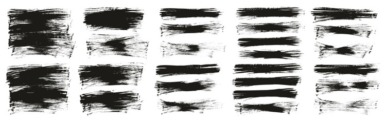 Flat Fan Brush Thin Long Background High Detail Abstract Vector Background MEGA Set 