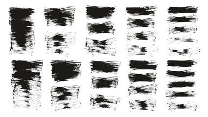 Flat Fan Brush Thin Long Background High Detail Abstract Vector Background MEGA Set 