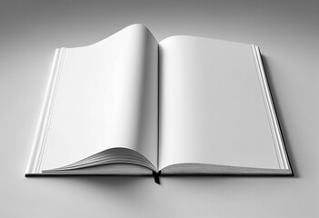 Blank Book With Copyspace - Generative Ai