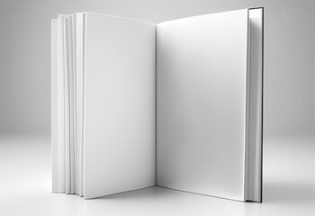 Blank Book With Copyspace - Generative Ai