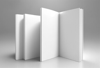 Blank Book With Copyspace - Generative Ai