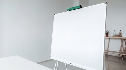 whiteboard background with empty copyspace, generative AI