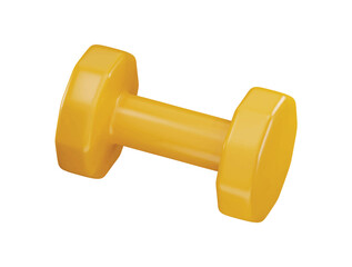 Obraz premium dumbbell icon 3d rendering vector illustration
