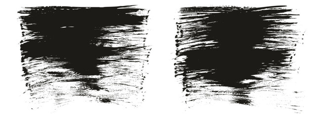 Flat Fan Brush Thin Long Background High Detail Abstract Vector Background Set 