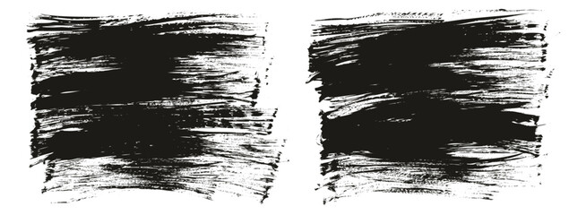 Flat Fan Brush Thin Long Background High Detail Abstract Vector Background Set 