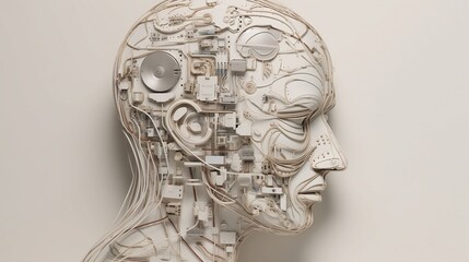 The Fusion of Human and Machine: A Minimalistic Portrait of Artificial Intelligence
