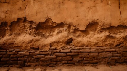Natural Adobe Wall Texture Background
