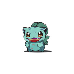 rabbit icon cute character color illustration design vector