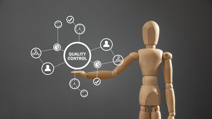 Quality Control. Business concept