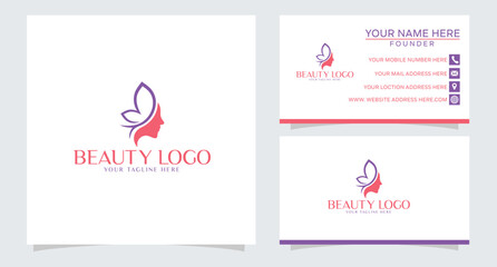 Vector beauty logo design
