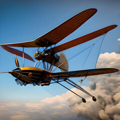 flying ornithopter version 3 created with Generative AI technology