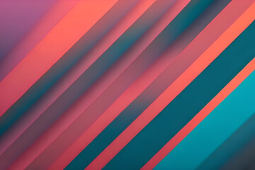 Obraz premium Simple minimalist retro color trendy background abstract colorful wallpaper and backdrop. Artistic digital art 3d rendering element design material. Magenta. Generative AI.