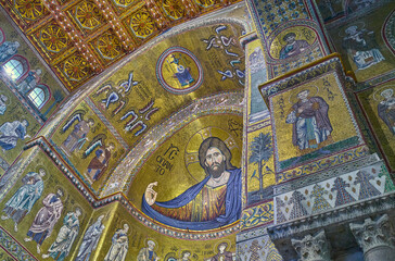 Obraz premium Sicily, the Holy art of Monreale