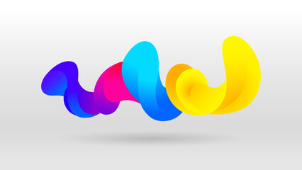 Motion colorful wave abstract vector background