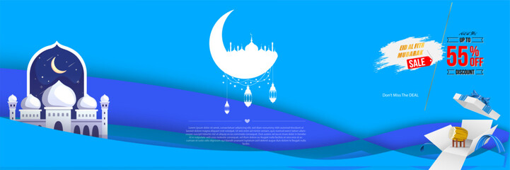 social media post template in square background with simple ornament design for Eid Mubarak. Good template for islamic celebration design