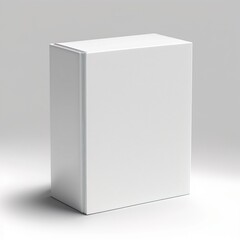 Box Packaging white 3d package Mockup