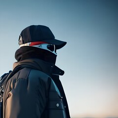 Obraz premium The skeleton man