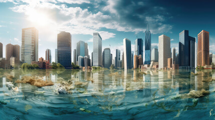 Fototapeta premium climate change, Generative AI