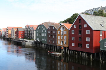 Fototapeta na wymiar Trondheim august 2011.