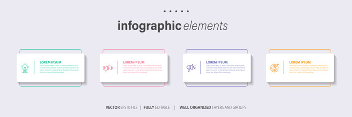 Vector infographic template
