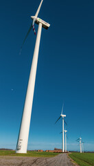 wind turbine in the wind