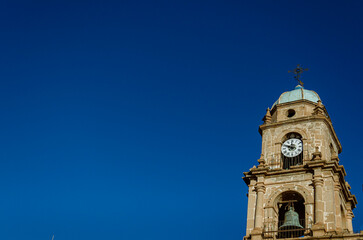 the tower of the church