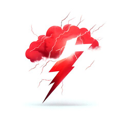 Red Cloud with Lightning Generative AI