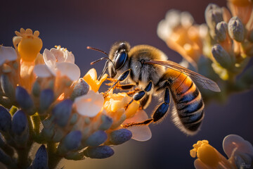 Bee on a flower