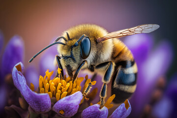 Bee on flower