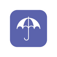 Umbrella icon vector stock.