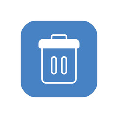 Trash icon vector stock.