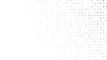 Monochrome halftone background with dots