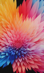 Colorful flower, background image