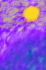 Abstract drawing the night vertical background